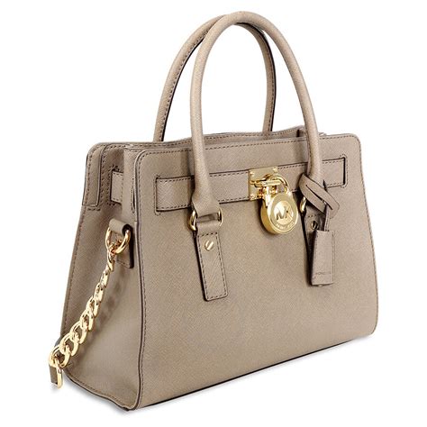 michael kors dark dune hamilton satchel